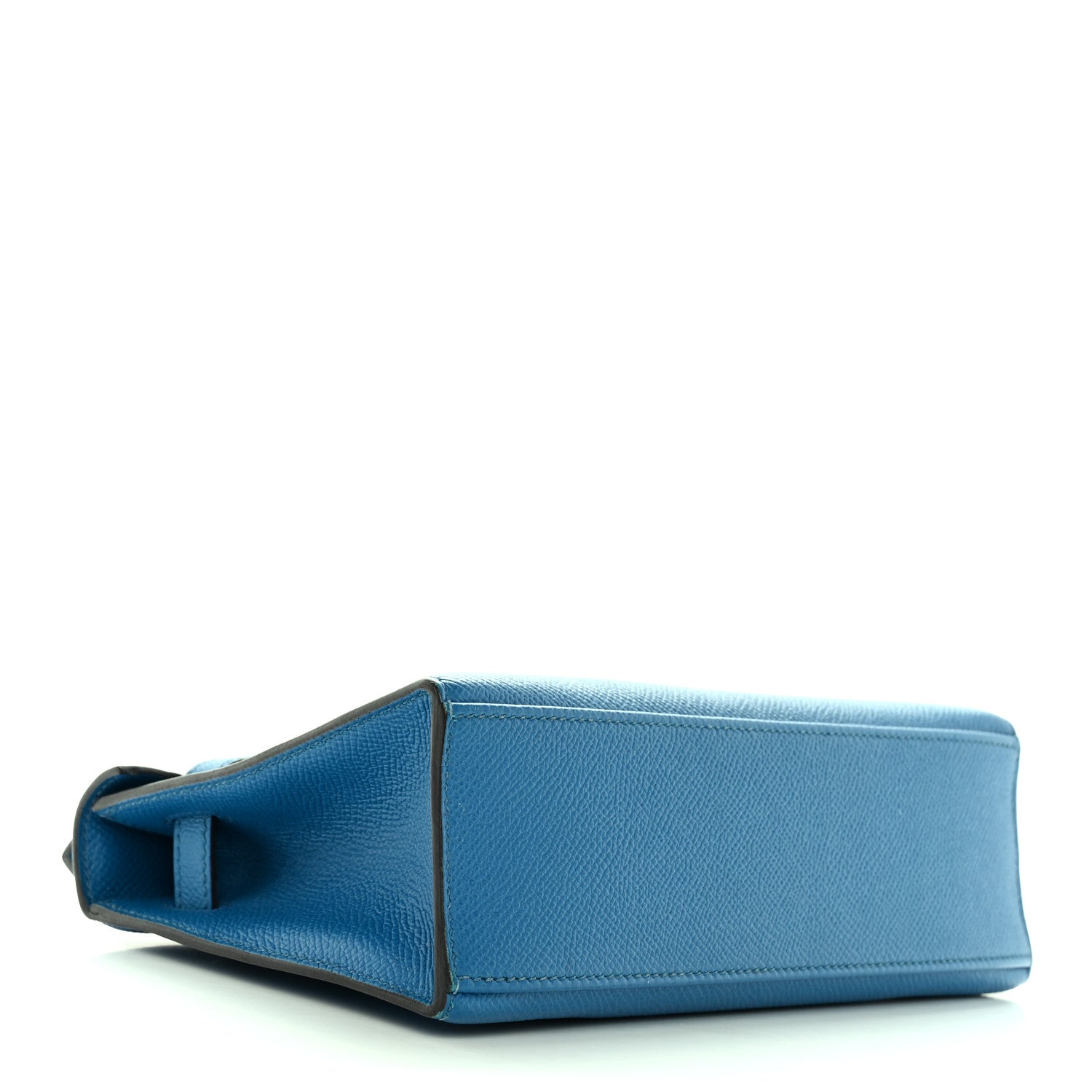 Hermes Epsom Kelly Pochette Clutch Bleu Izmir 4 of 19
