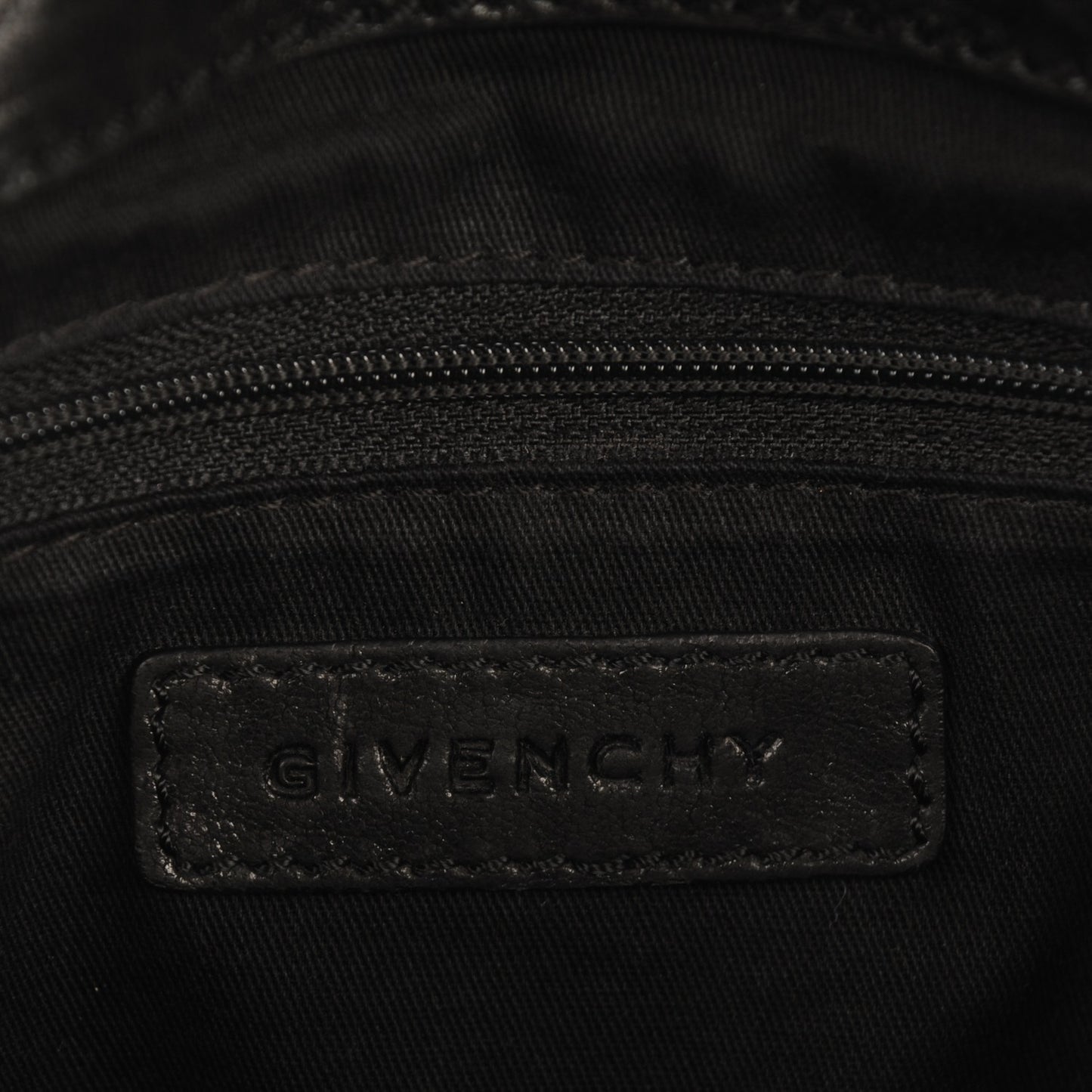 Pebbled Lambskin Melancholia Shoulder Bag Black