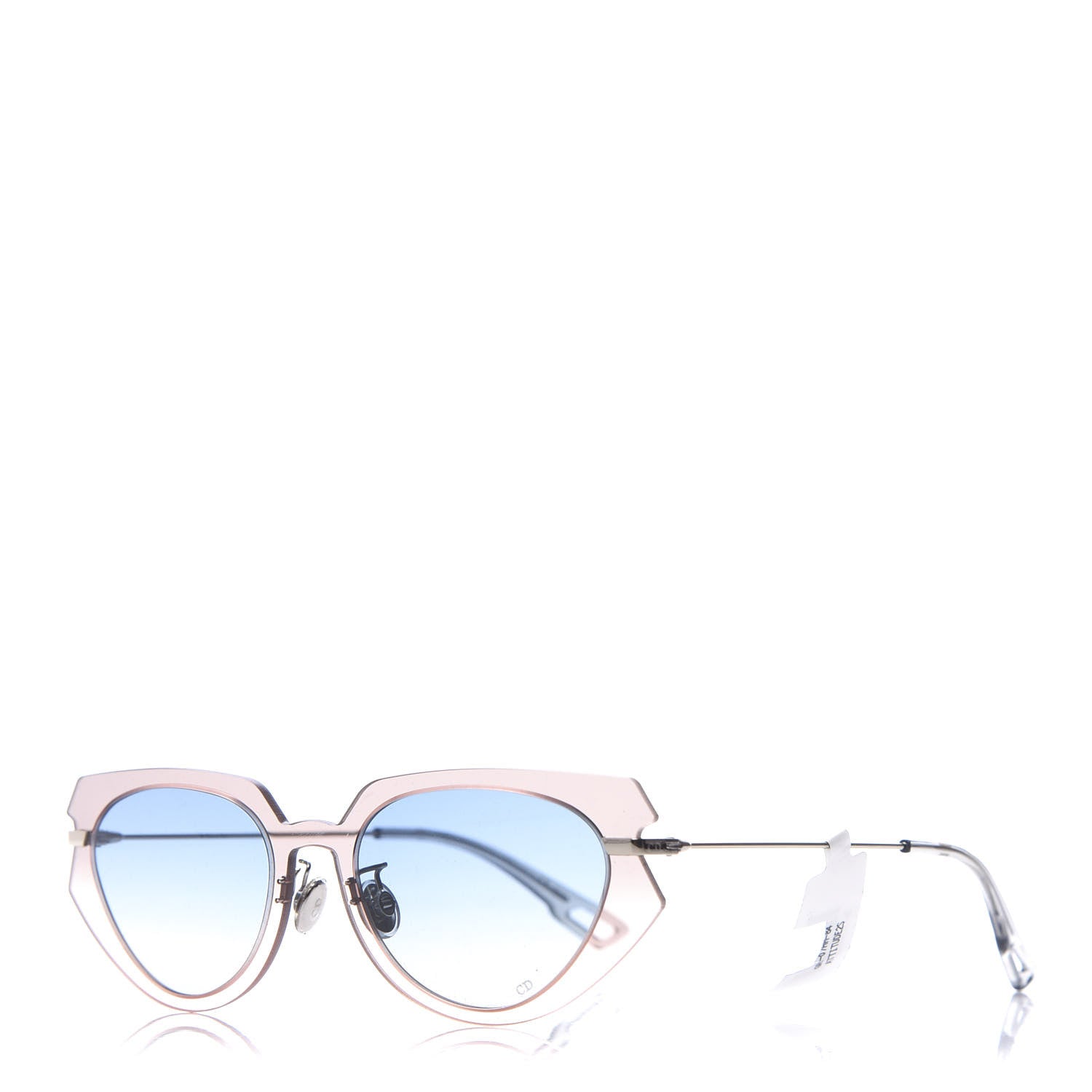 Christian Dior Cat Eye Attitude 2 Sunglasses Pink Blue 1 of 8