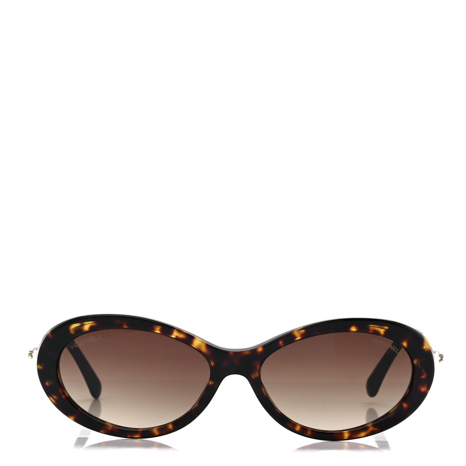 Chanel Acetate Pearl Sunglasses 5428-H Tortoise 2 of 8