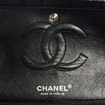 Chanel Caviar Quilted Medium Double Flap Black 7 of 9