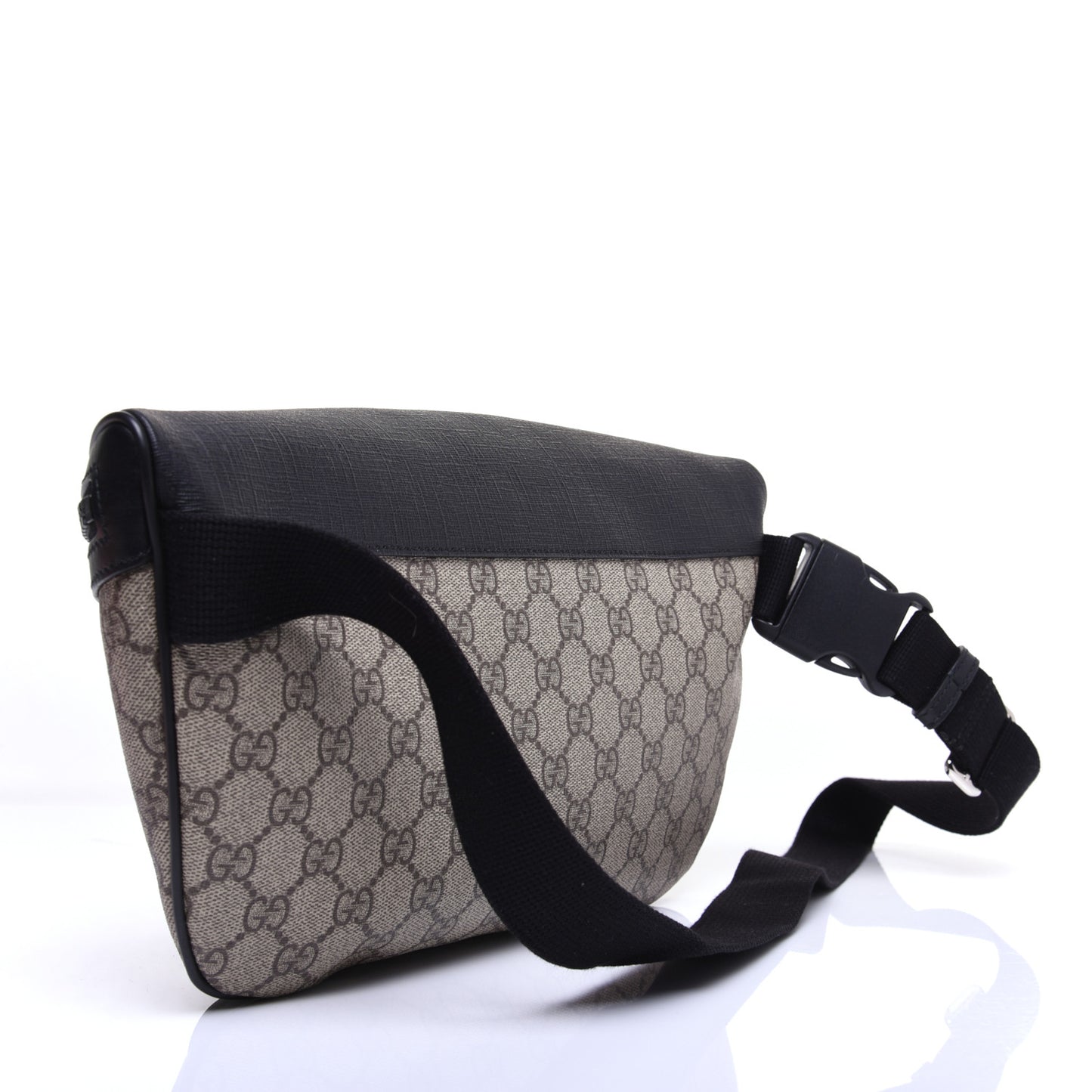 GG Supreme Monogram Belt Bag Black