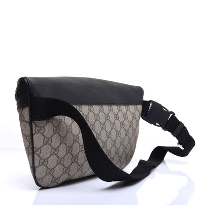 Gucci GG Supreme Monogram Belt Bag Black 3 of 12