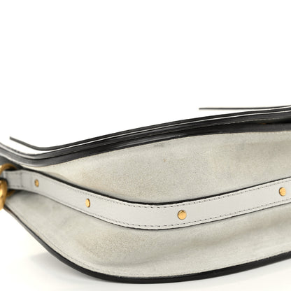 Chloe Calfskin Suede Medium Nile Bracelet Bag Airy Grey 9 of 10