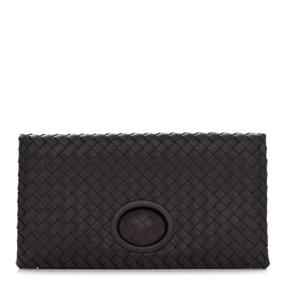 Bottega Veneta Nappa Intrecciato Turnlock Clutch Quetsche 1 of 11
