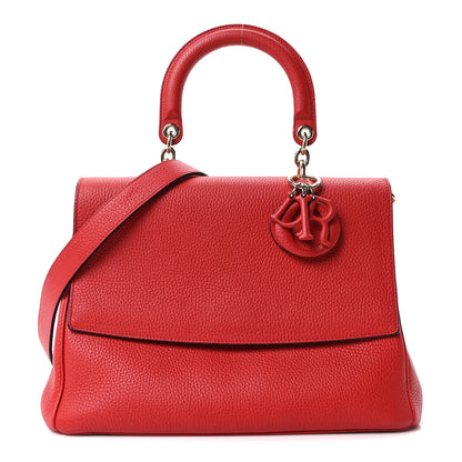 Christian Dior Bullcalf Medium Be Dior Flap Red Pink 1 of 9