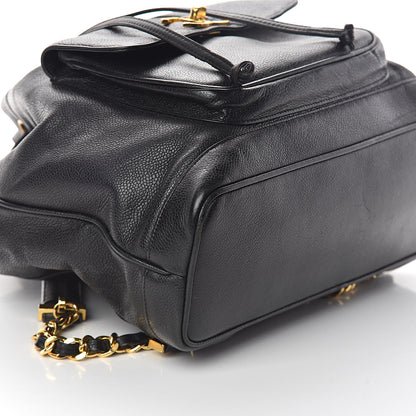 Chanel Caviar Drawstring Backpack Bag Black 9 of 10