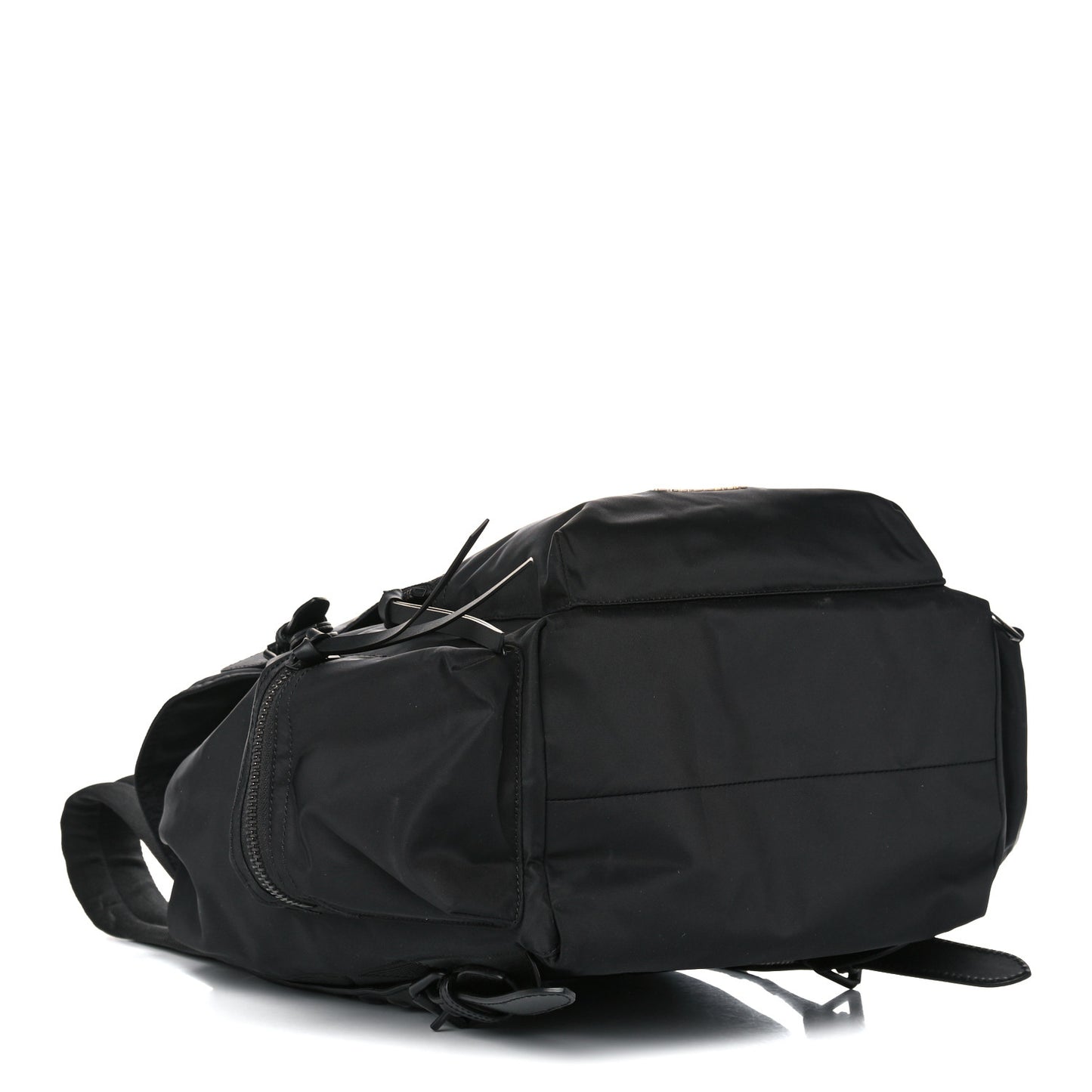 Technical Nylon Large Rucksack Backpack Black