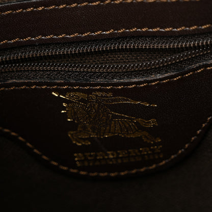 Burberry Haymarket Check Eden Tote Chocolate 6 of 11