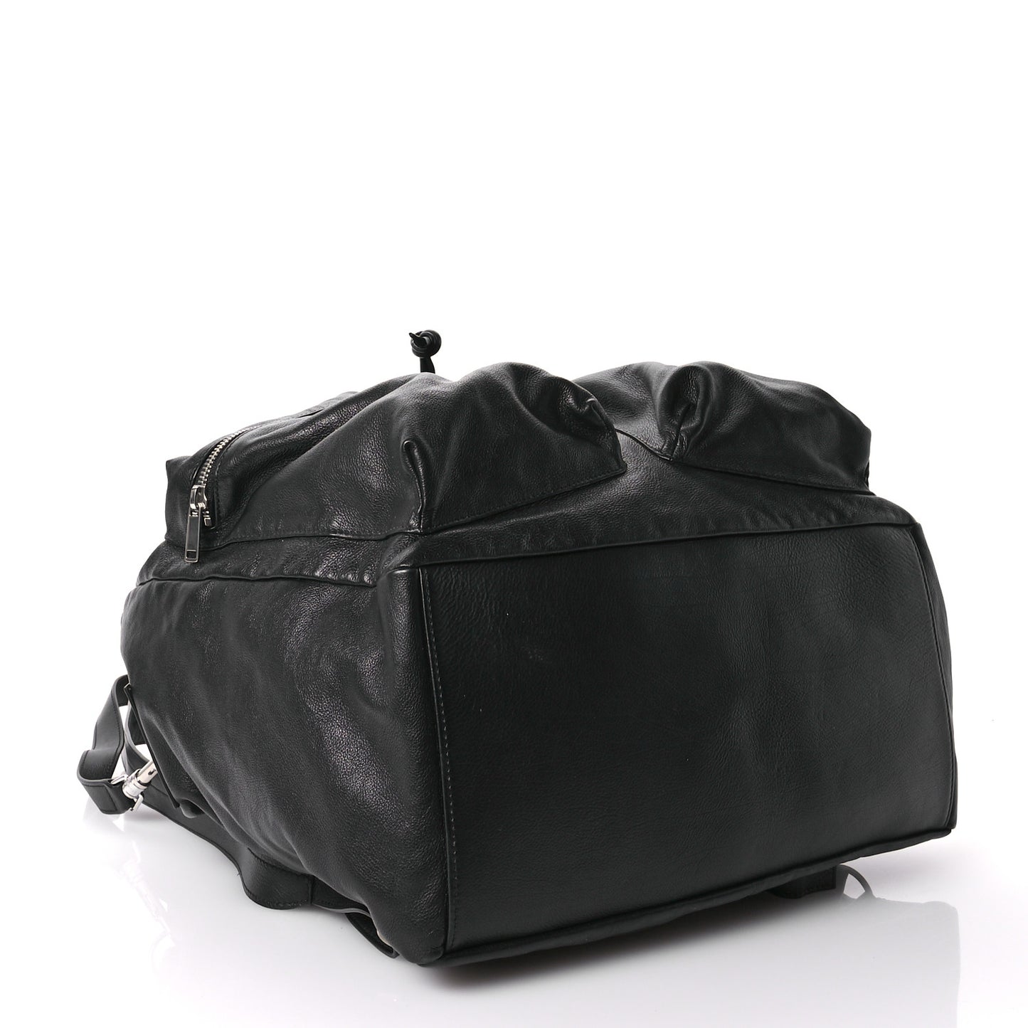Calfskin Medium Biker Backpack Black