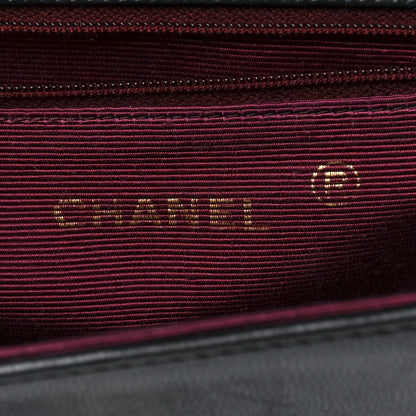 Chanel Lambskin Ribbon Stitched Small Single Flap Black 5 of 12