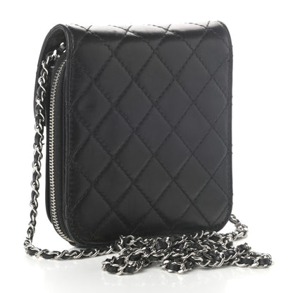 Chanel Lambskin Quilted Mini Crossbody Flap Black 3 of 9
