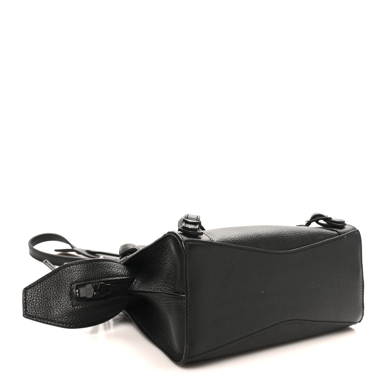 Balenciaga Grained Calfskin Neo Classic Black Hardware Nano City Crossbody Black 4 of 9
