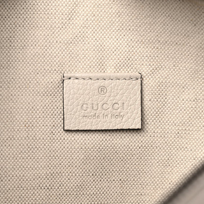 Gucci Grained Calfskin Logo Belt Bag White 6 of 12
