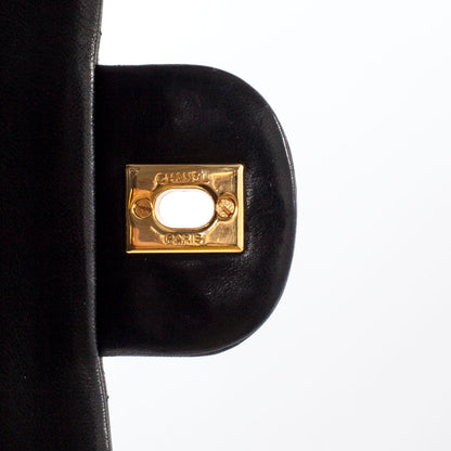 Chanel Lambskin Medium Double Flap Black 6 of 10