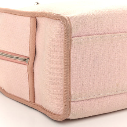 Chanel Canvas Deauville Bowling Bag Light Pink 9 of 10
