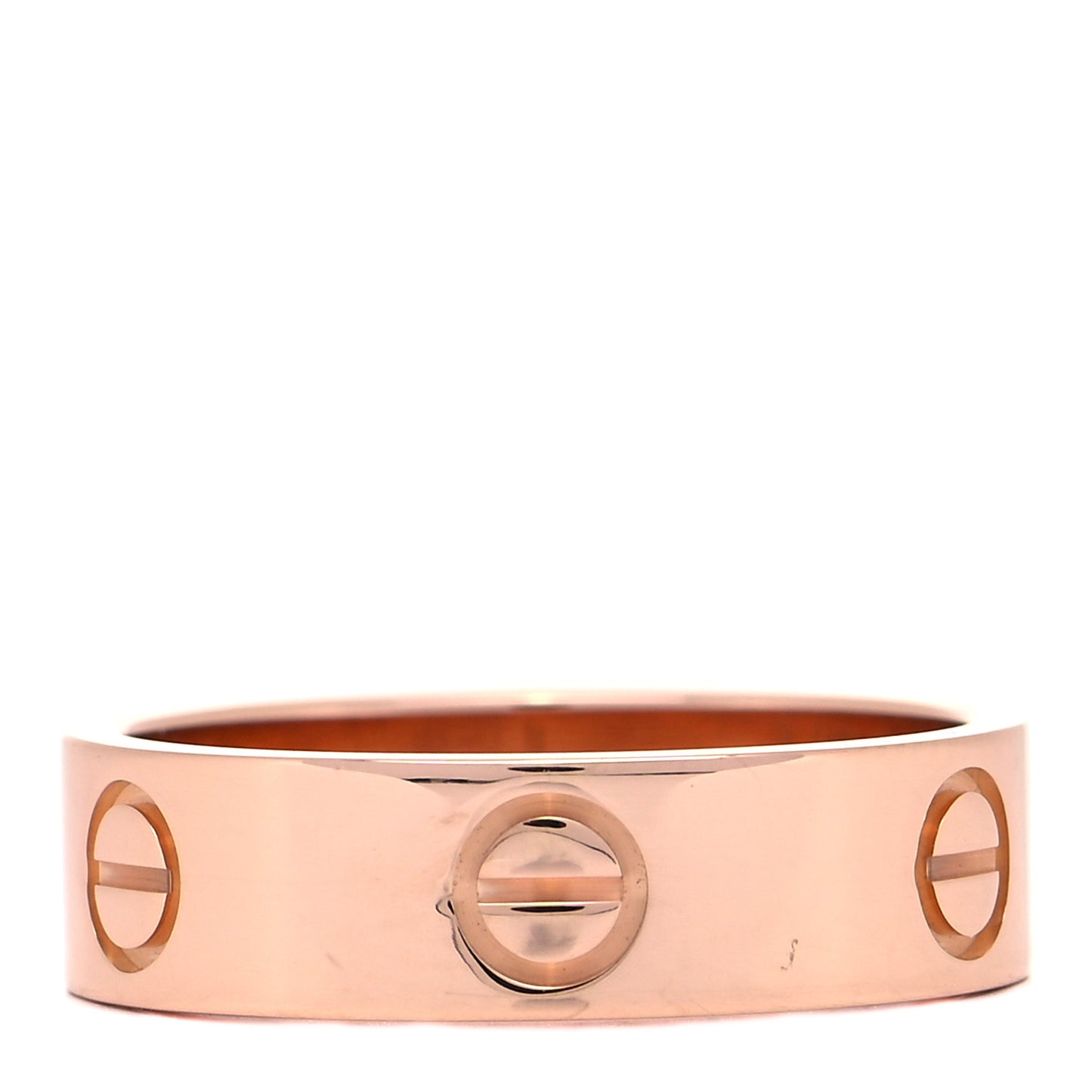 18K Pink Gold 5.5mm LOVE Ring 55 7.25