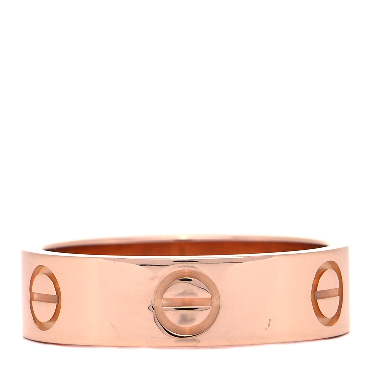 Cartier 18K Pink Gold 5.5mm LOVE Ring 55 7.25 3 of 5