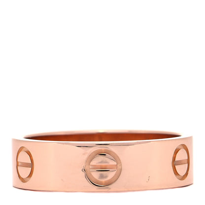 Cartier 18K Pink Gold 5.5mm LOVE Ring 55 7.25 3 of 5