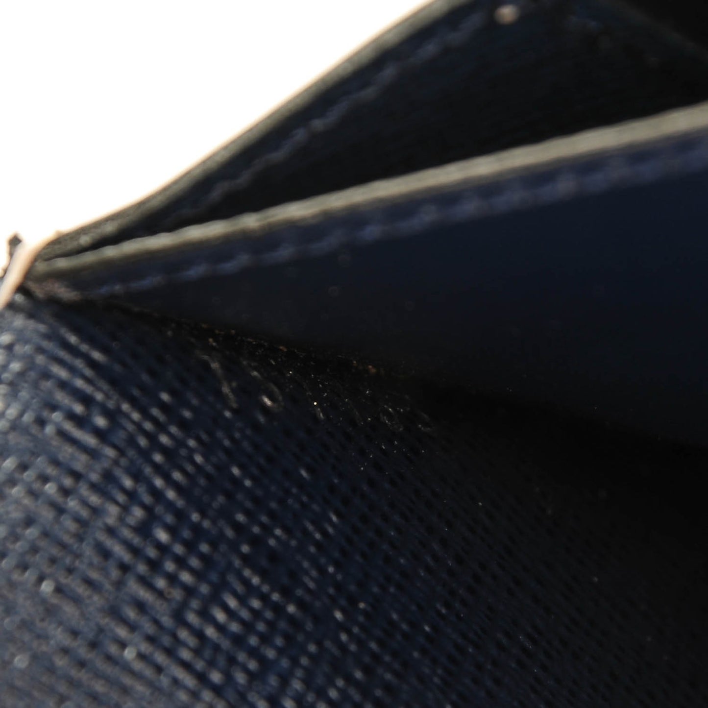 Epi Bi-Color Flore Wallet Indigo Ivory