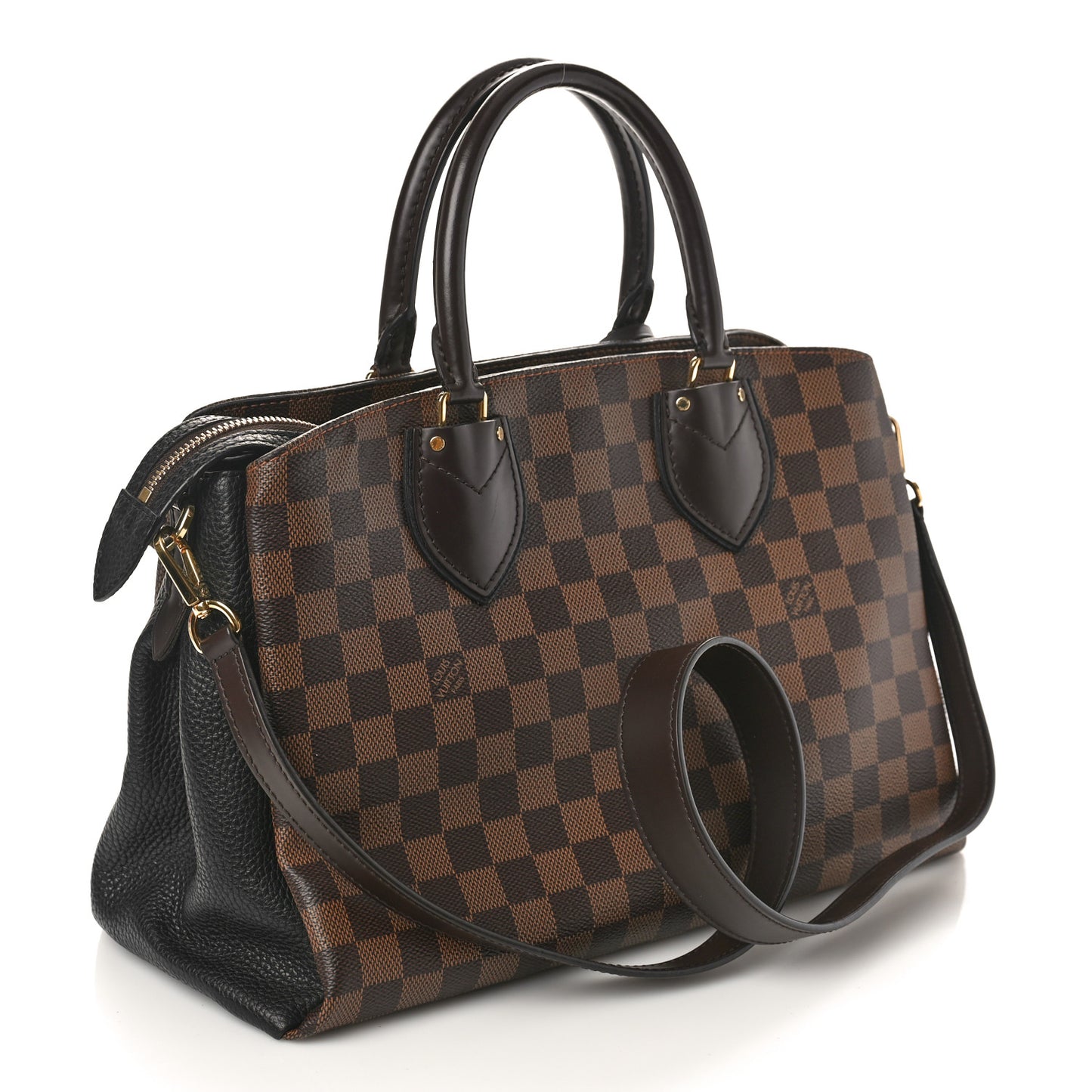 Cuir Taurillon Damier Ebene Normandy Black