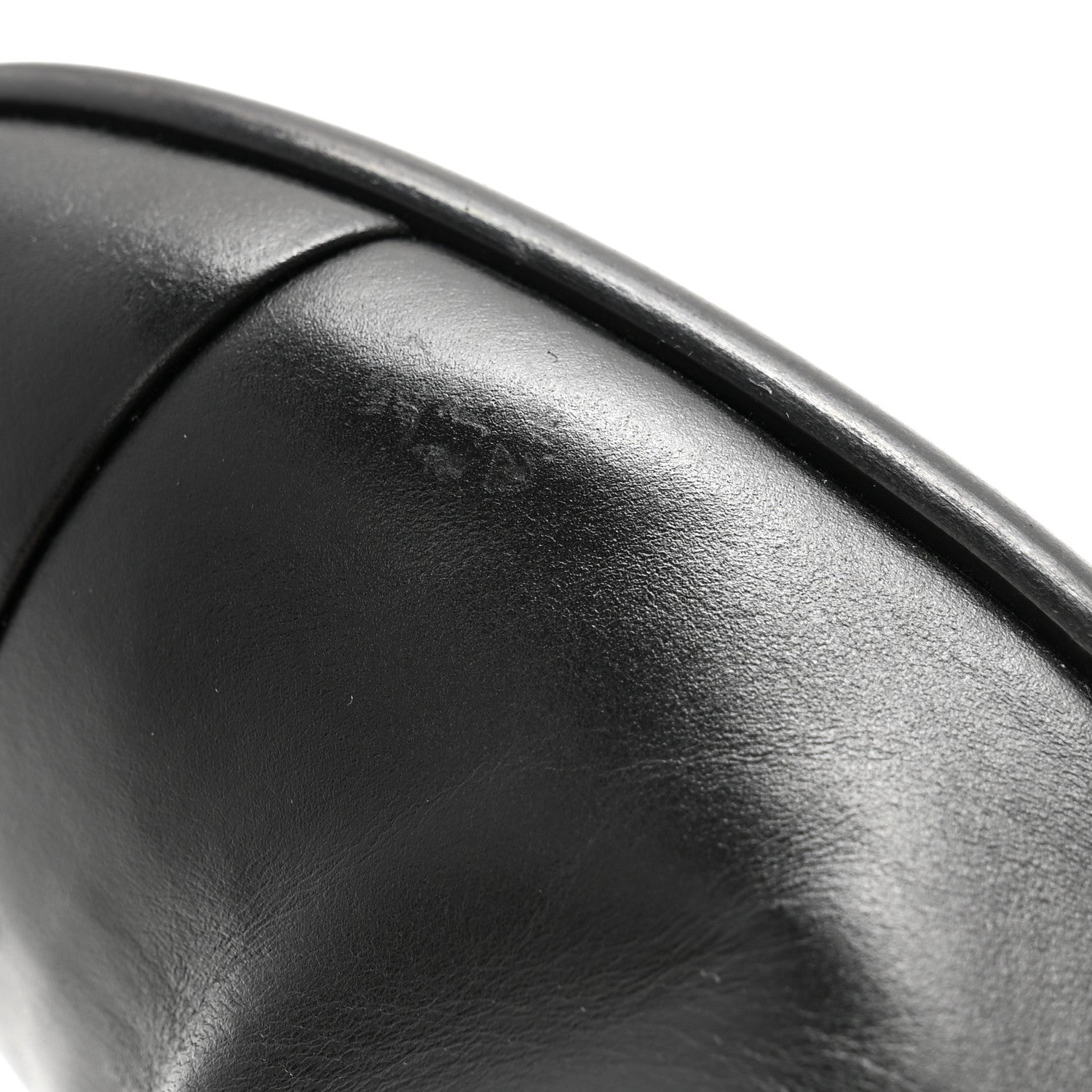 Chanel Calfskin CC Knee High Boots 40 Black 8 of 8