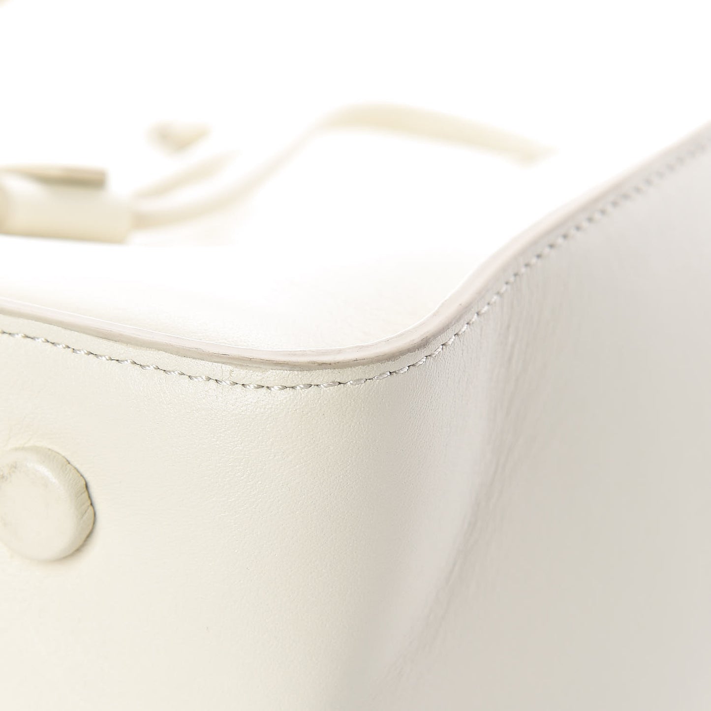 3.1 Smooth Calfskin Small Soleil Bucket Bag Off White