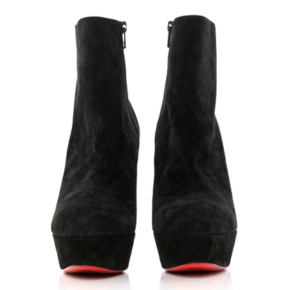 Christian Louboutin Suede Daf Booty 160 Ankle Boots 40.5 Black 2 of 9