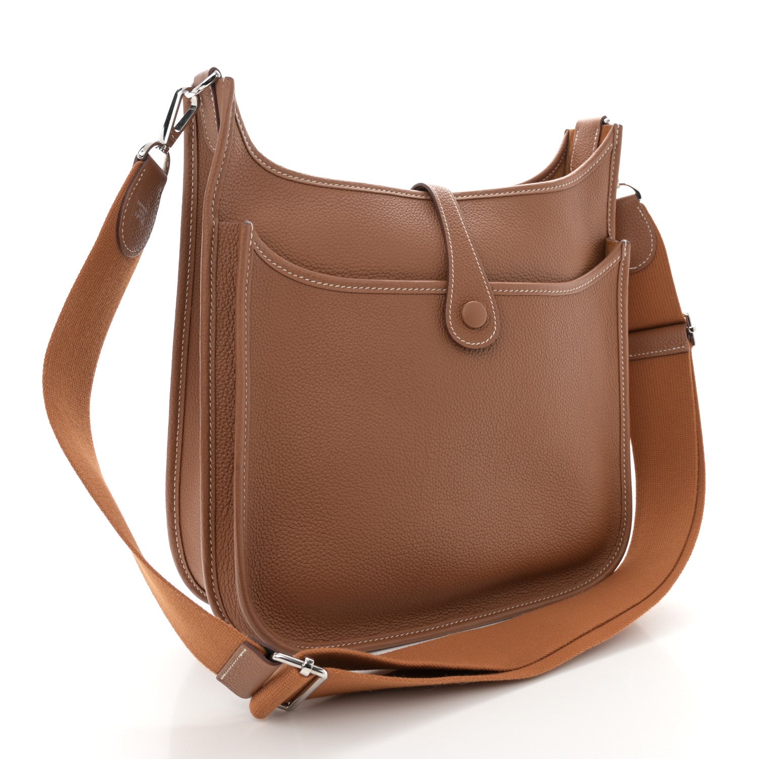 Hermes Taurillon Clemence Evelyne III PM Gold 3 of 12