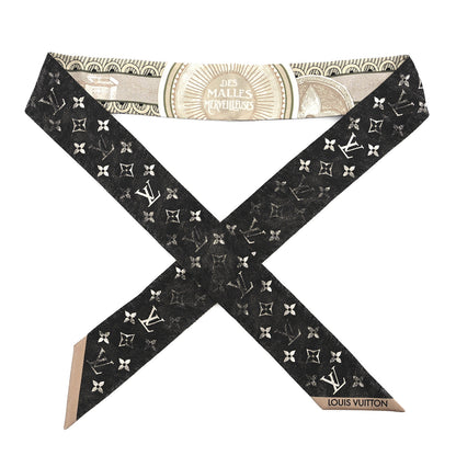 Louis Vuitton Silk Malles Merveilleuses BB Bandeau Black 1 of 4