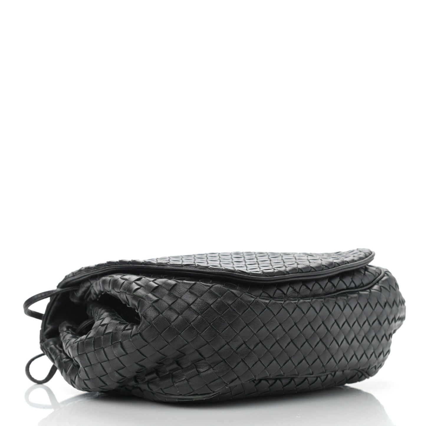 Nappa Intrecciato Messenger Bag Black