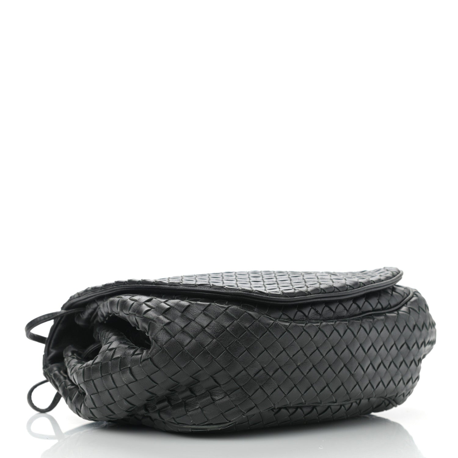 Bottega Veneta Nappa Intrecciato Messenger Bag Black 3 of 9