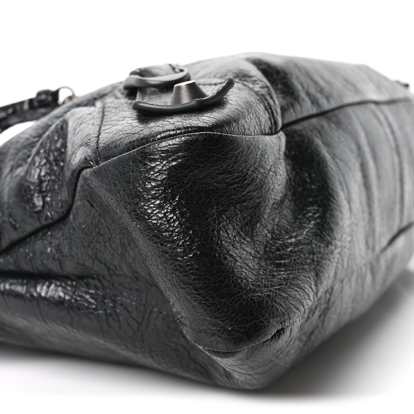 Agneau Arena Classic Hardware Le City First Bag Black