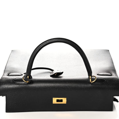 Hermes Epsom Kelly Sellier 35 Black 18 of 42