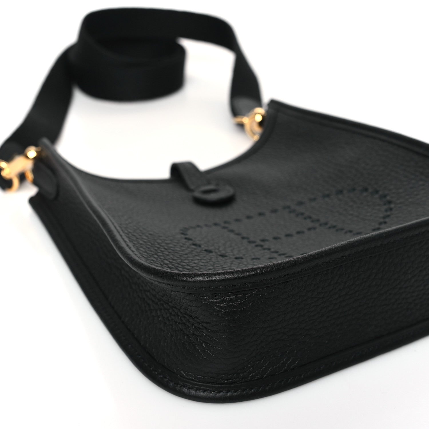 Hermes Taurillon Clemence Evelyne TPM Black 8 of 10