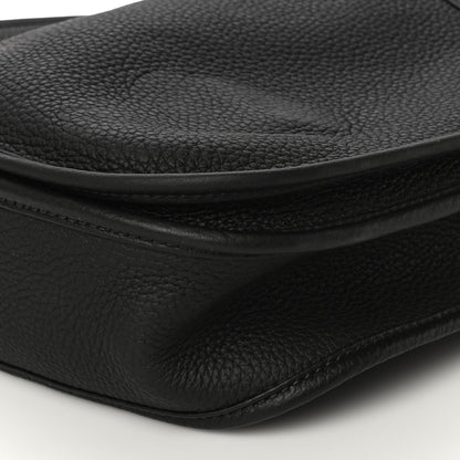 Hermes Taurillon Clemence Evelyne III PM Black 9 of 10