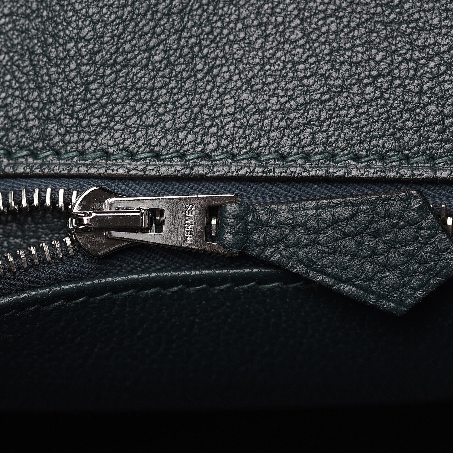 Hermes Togo Birkin 30 Vert Cypress 15 of 29