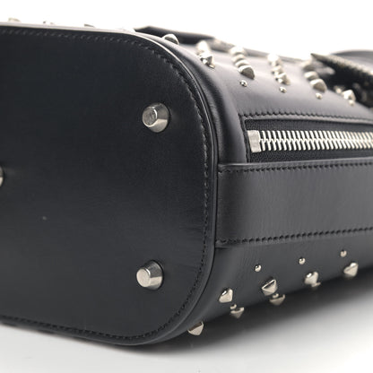 Alexander McQueen Calfskin Studded Crossbody Bag Black 7 of 10