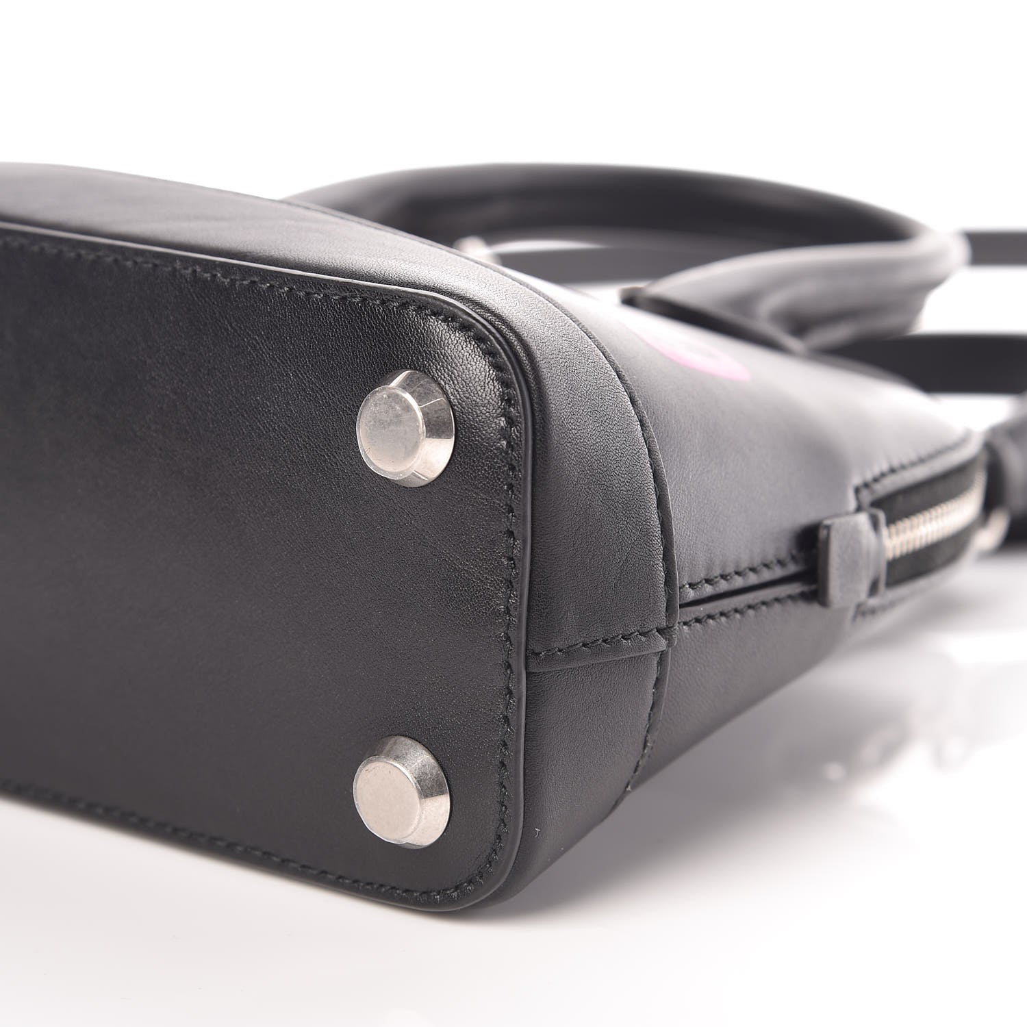 Balenciaga Calfskin I Love Techno XXS Ville Top Handle Bag Black Multicolor 6 of 8