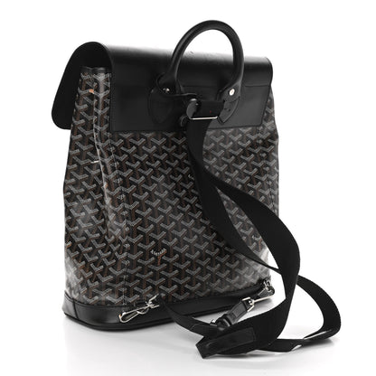 Goyard Goyardine Calfskin Alpin MM Backpack Black 3 of 14