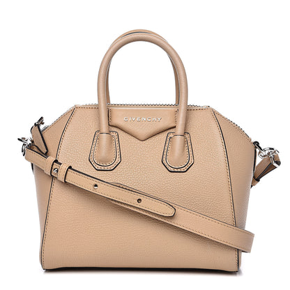 Givenchy Sugar Goatskin Mini Antigona Beige Camel 1 of 16
