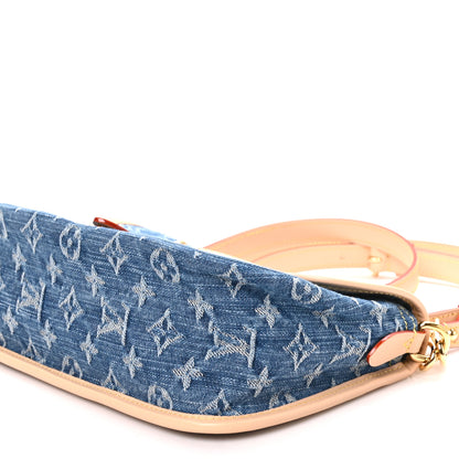 Louis Vuitton Monogram Denim Diane Blue 9 of 10