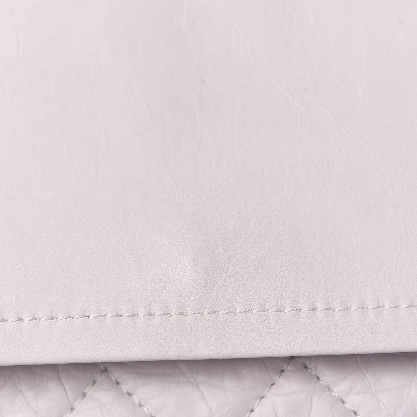 Aged Calfskin Quilted 50th Anniversary 2.55 Reissue 228 Flap White