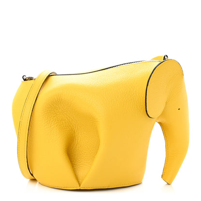 Loewe Calfskin Mini Elephant Crossbody Bag Yellow 1 of 11