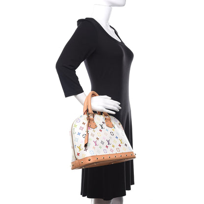 Louis Vuitton Monogram Multicolor Alma PM White 2 of 9