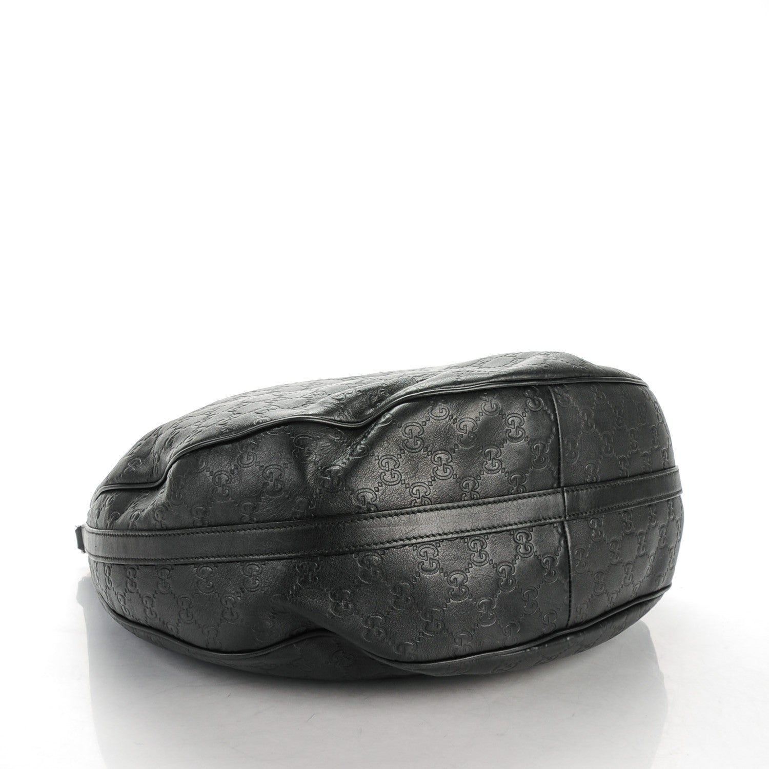 Gucci Guccissima Large GG Twins Hobo Black 4 of 7