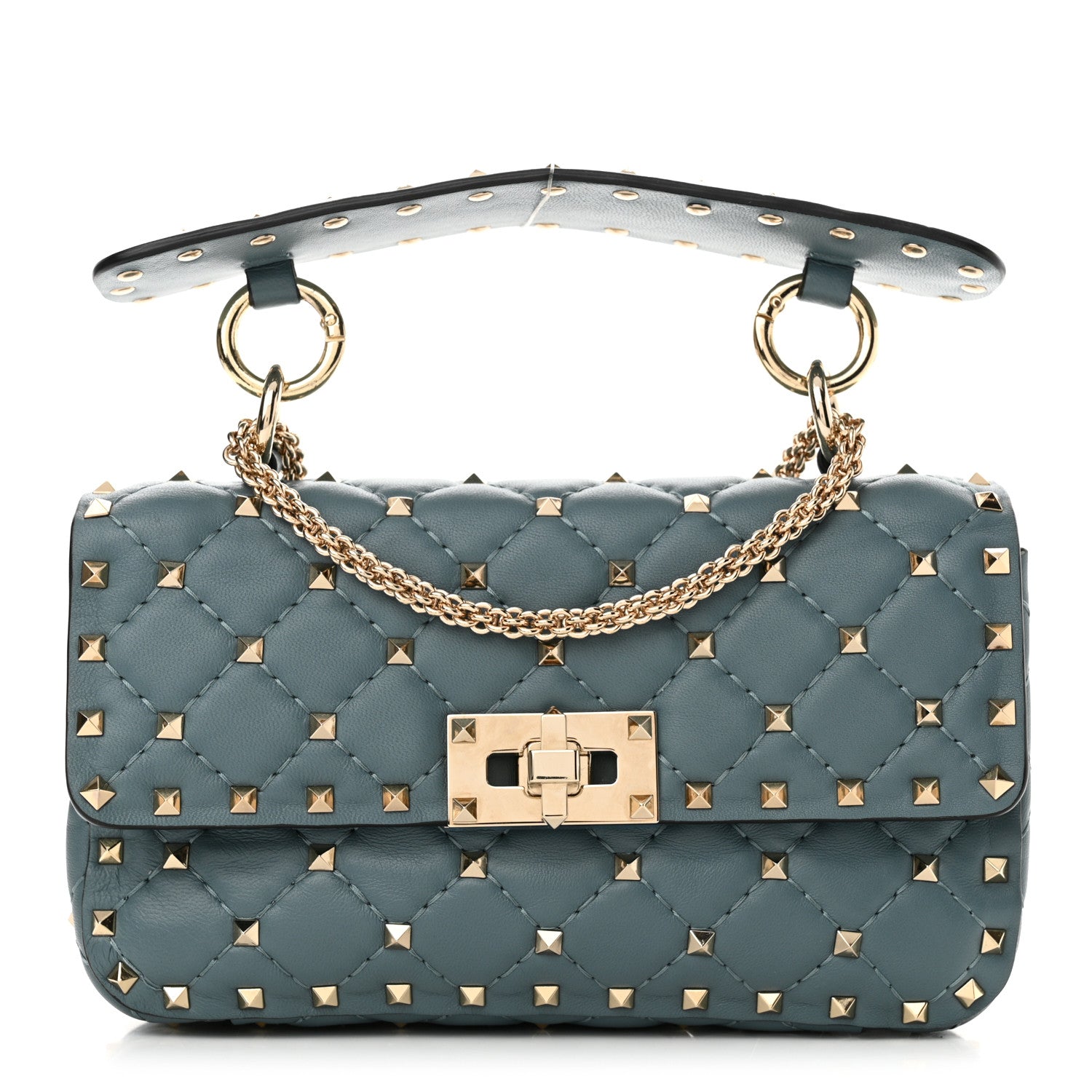 Valentino Garavani Nappa Small Rockstud Spike Shoulder Bag Amadeus 1 of 10