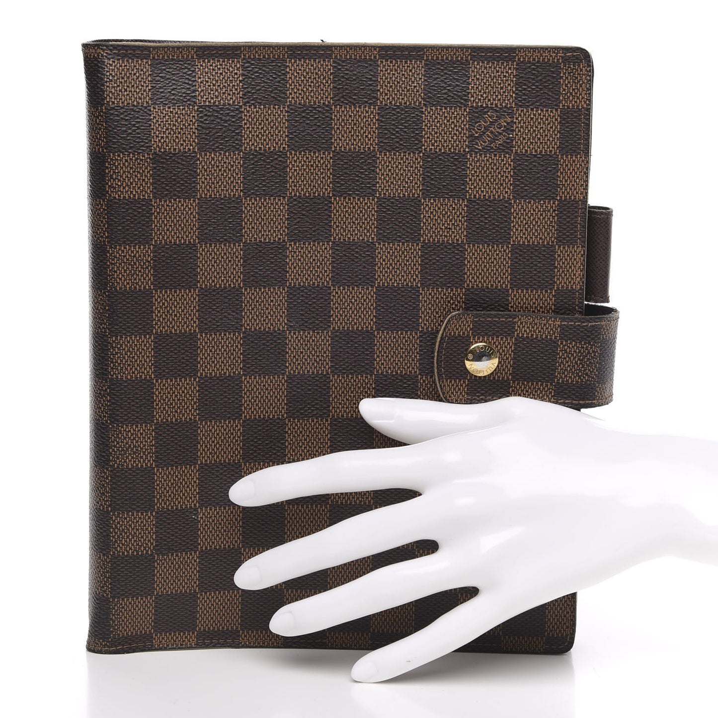 Damier Ebene Large Ring Agenda Cover