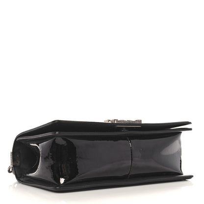 Chanel Patent Calfskin Quilted Medium Boy Flap Black 4 of 10