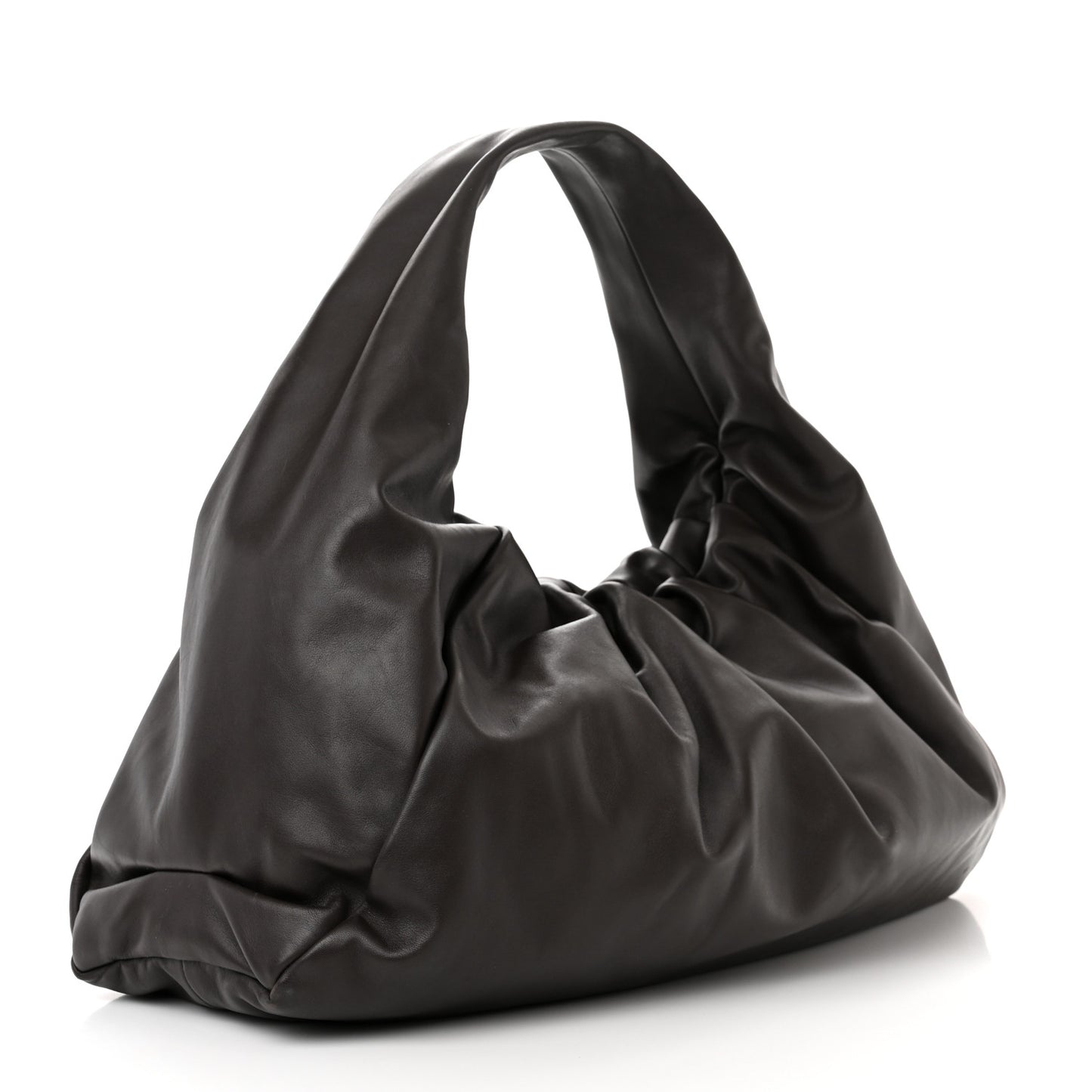 Smooth Butter Calfskin Large The Shoulder Pouch Brownie